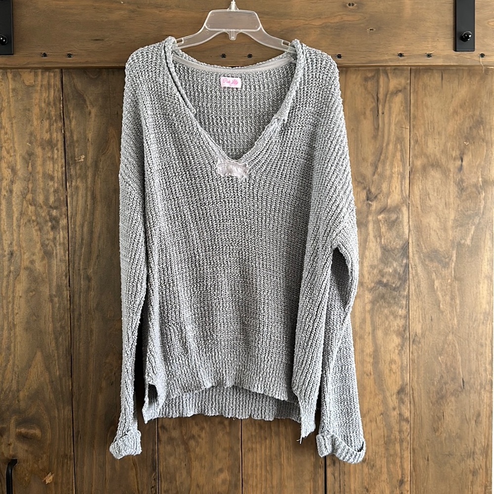 Pink Lily Oversized Sweater